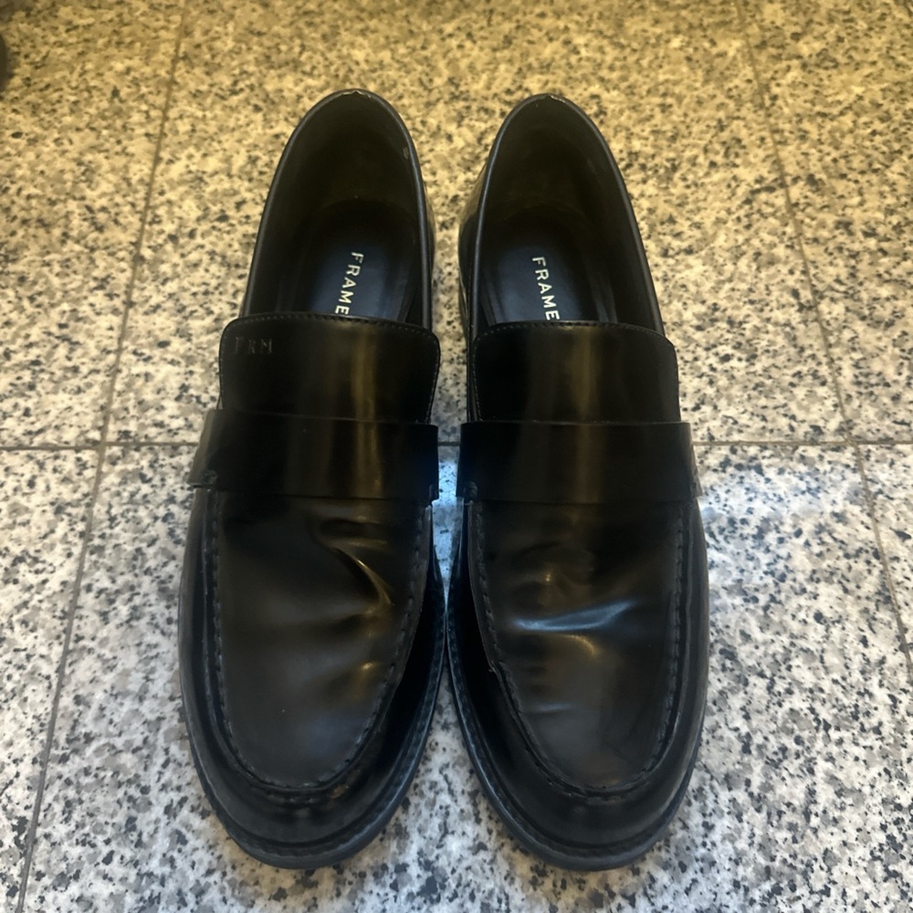 Frame Denim Women's Classic Black Loafers